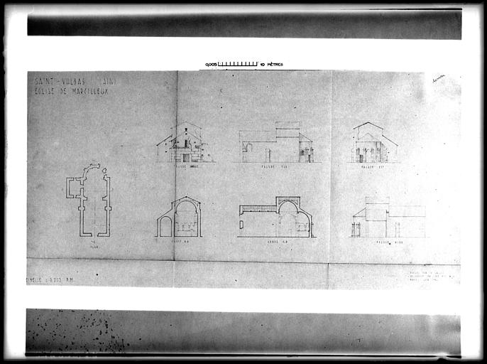 Plans, coupes, élévations