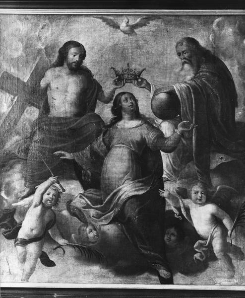 tableau : Le Couronnement de la Vierge