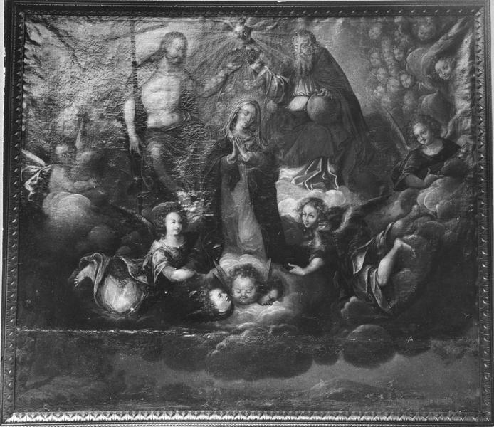 tableau : Le Couronnement de la Vierge