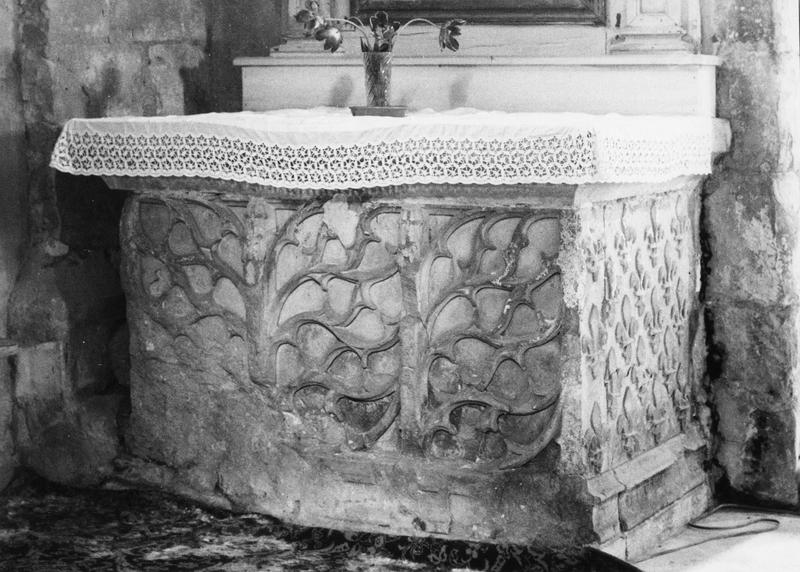 autel, tabernacle, du bas-côté nord