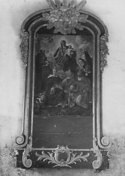 tableau, cadre : Vierge entourée de saints et de saintes de l'ordre de saint Dominique - © Ministère de la Culture (France), Médiathèque du patrimoine et de la photographie (objets mobiliers), tous droits réservés