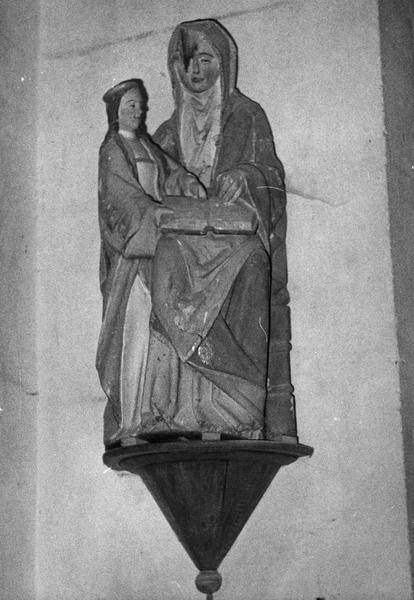 groupe sculpté : Sainte Anne et la Vierge - © Ministère de la Culture (France), Médiathèque du patrimoine et de la photographie (objets mobiliers), tous droits réservés