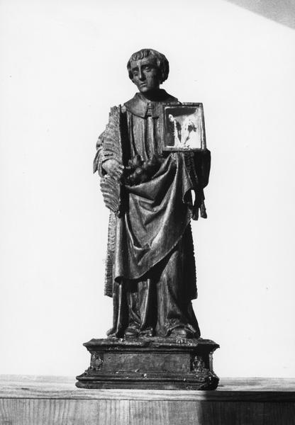 statue (statuette) : saint Etienne - © Ministère de la Culture (France), Médiathèque du patrimoine et de la photographie (objets mobiliers), tous droits réservés