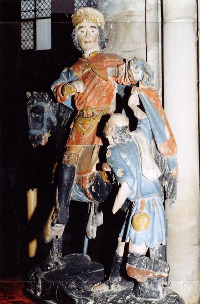 groupe sculpté : Charité de saint Martin
