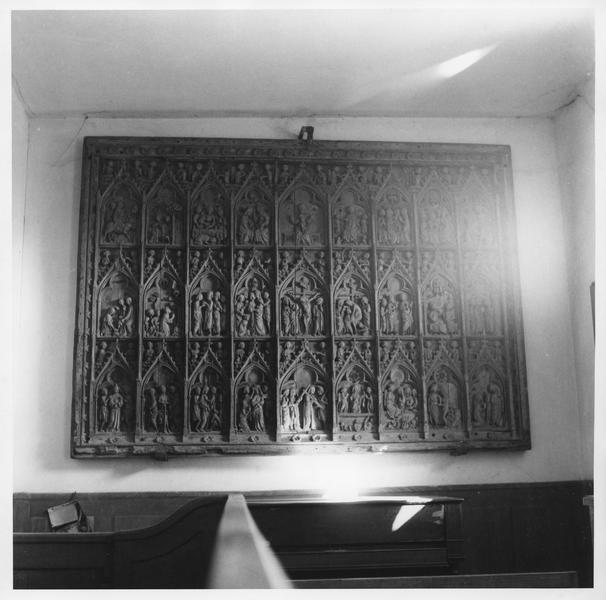 retable, bas-relief : Scènes de la vie et de la Passion du Christ