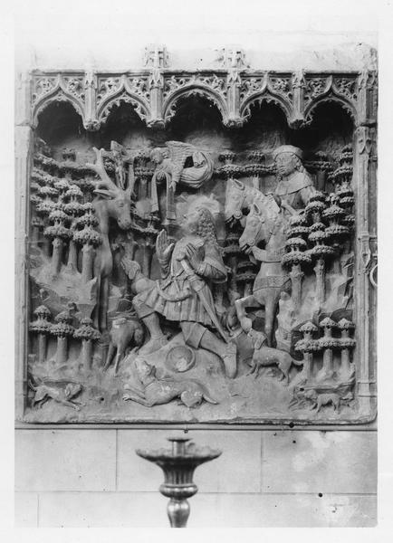 bas-relief : La Chasse de saint Hubert - © Ministère de la Culture (France), Médiathèque du patrimoine et de la photographie (objets mobiliers), tous droits réservés