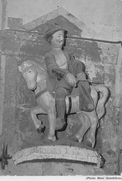 groupe sculpté : La Charité de saint Martin