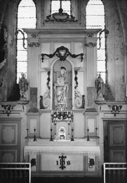 autel, retable (maître-autel), Vierge à l'Enfant