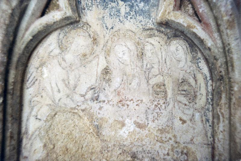retable, détail : Les saintes femmes