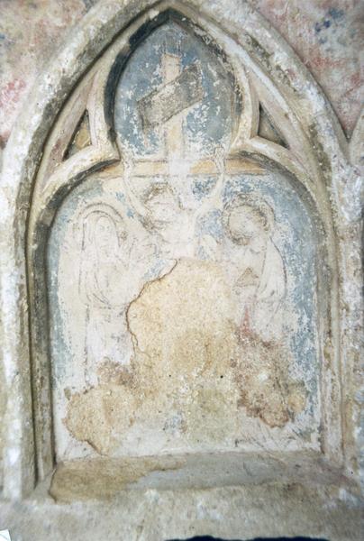 retable, détail : La Crucifixion