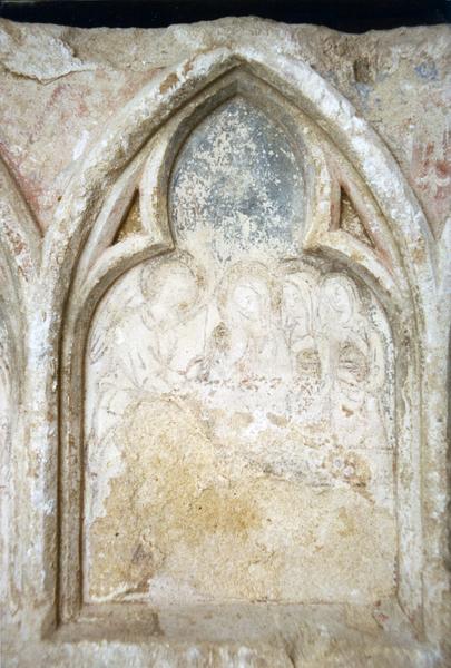 retable, détail : Les saintes femmes