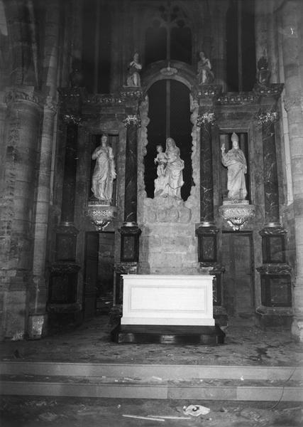 retable, statues du maître-autel