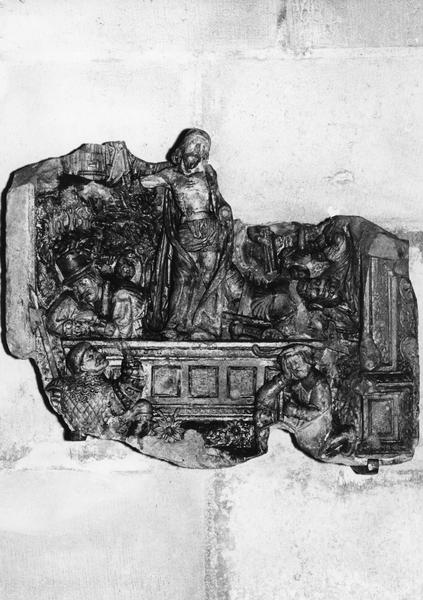 retable, bas-relief : La Résurrection (fragment)