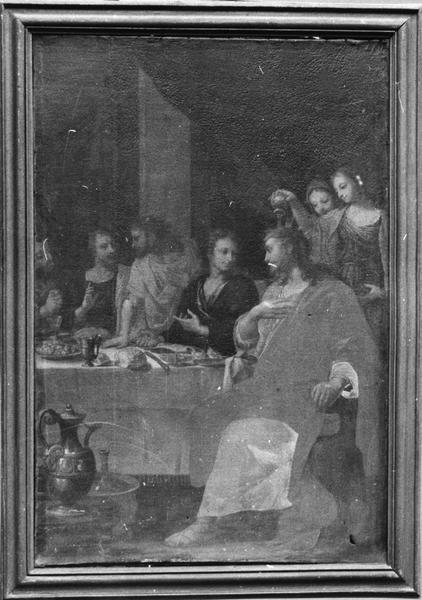 tableau : Cène (La) - © Ministère de la Culture (France), Médiathèque du patrimoine et de la photographie (objets mobiliers), tous droits réservés