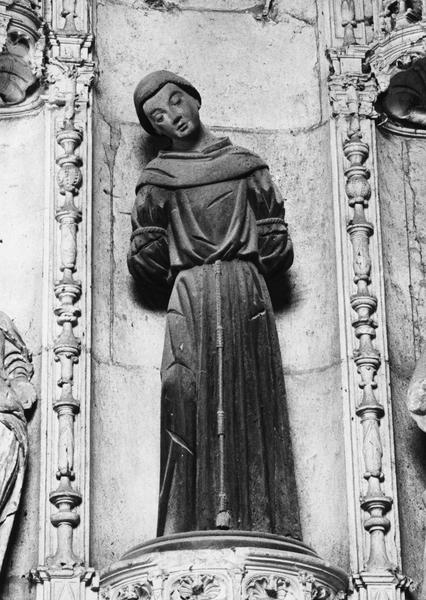 statue : Saint Blier ou Etienne-de-Formont, religieux des Cordeliers