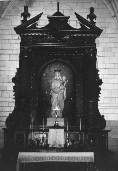 autel, retable de la Vierge