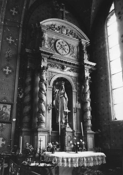 retable, deuxième chapelle du bas-côté sud - © Ministère de la Culture (France), Médiathèque du patrimoine et de la photographie (objets mobiliers), tous droits réservés