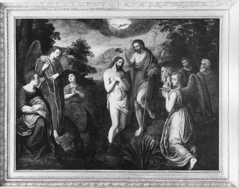 tableau, cadre : Le Baptême du Christ - © Ministère de la Culture (France), Médiathèque du patrimoine et de la photographie (objets mobiliers), tous droits réservés