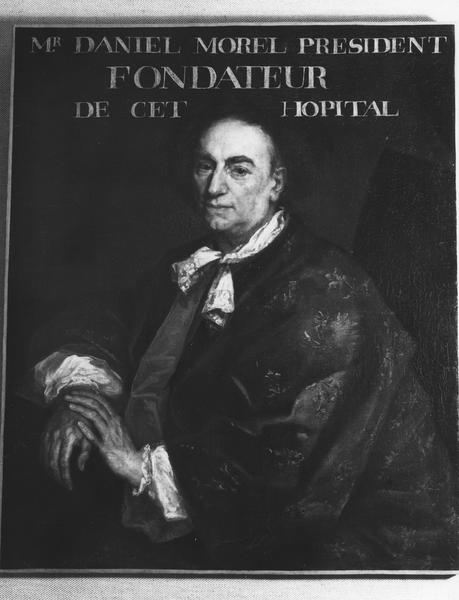 tableau : Portrait de Daniel Morel - © Ministère de la Culture (France), Médiathèque du patrimoine et de la photographie (objets mobiliers), tous droits réservés