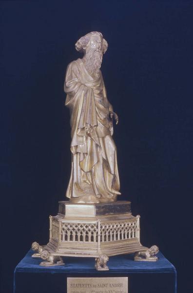 statuette de Saint André - © Ministère de la Culture (France), Médiathèque du patrimoine et de la photographie (objets mobiliers), tous droits réservés