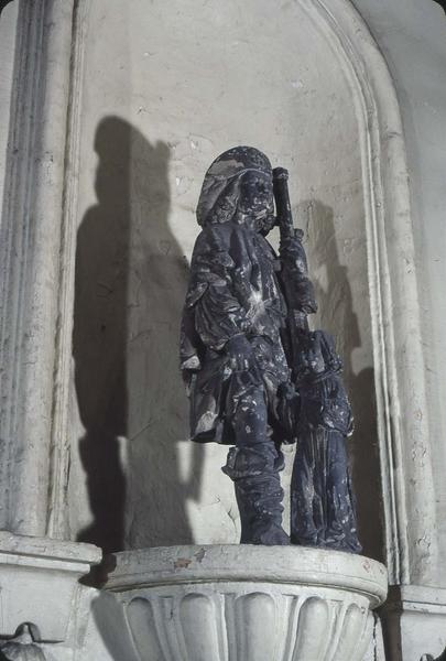 statue : saint Roch - © Ministère de la Culture (France), Médiathèque du patrimoine et de la photographie (objets mobiliers), tous droits réservés