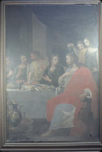 tableau : La Cène par Hélart - © Ministère de la Culture (France), Médiathèque du patrimoine et de la photographie (objets mobiliers), tous droits réservés