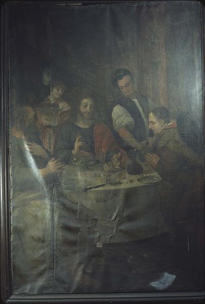 tableau : Les Pélerins d'Emmaüs par Hélart - © Ministère de la Culture (France), Médiathèque du patrimoine et de la photographie (objets mobiliers), tous droits réservés