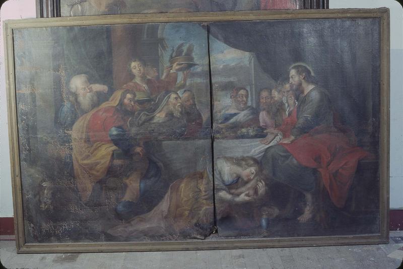 tableau : La Femme publique chez Simon le pharisien (par Hélart) - © Ministère de la Culture (France), Médiathèque du patrimoine et de la photographie (objets mobiliers), tous droits réservés