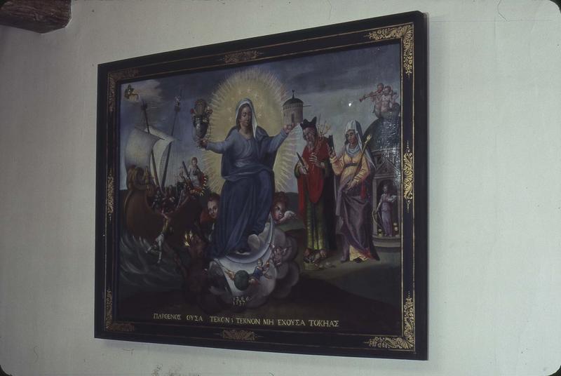 tableau allégorique de la Vierge - © Ministère de la Culture (France), Médiathèque du patrimoine et de la photographie (objets mobiliers), tous droits réservés