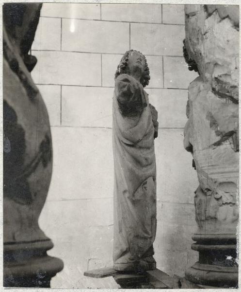 statue (statuette) : saint Jean, vue générale