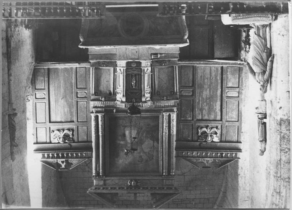 autel (maître-autel) et son retable