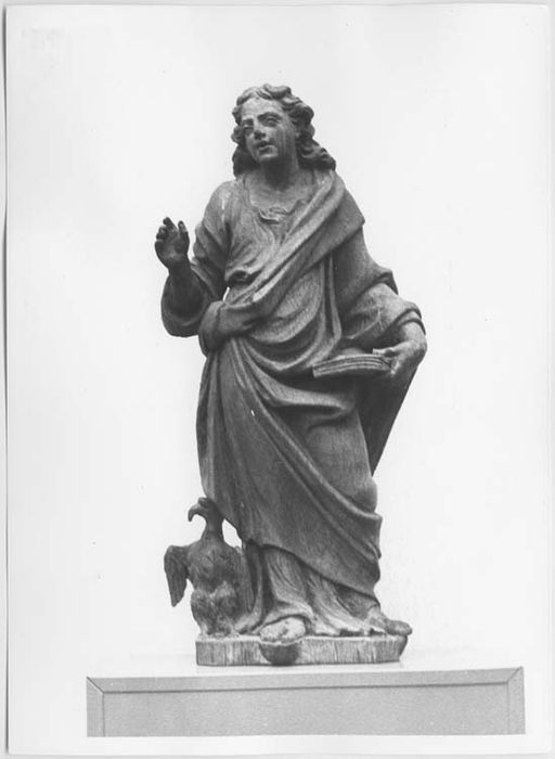 statue (statuette) du retable du choeur : saint Jean