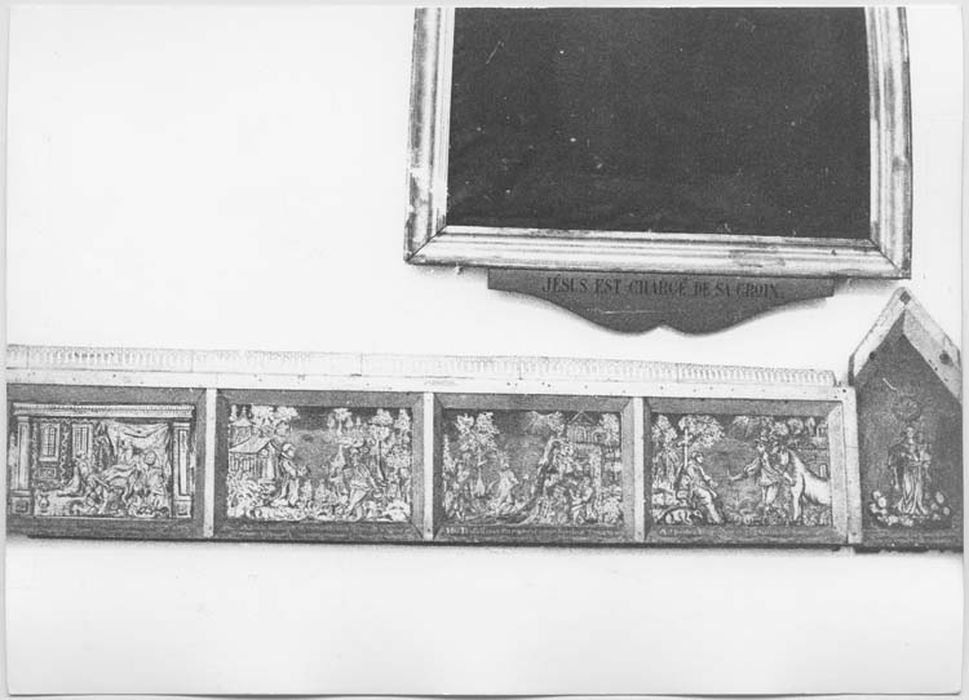 dix tableaux (panneaux peints) : Vie de saint Basle - © Ministère de la Culture (France), Médiathèque du patrimoine et de la photographie, diffusion RMN-GP