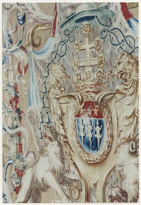 pièce murale : Portière aux armes de Charles Maurice Le Tellier