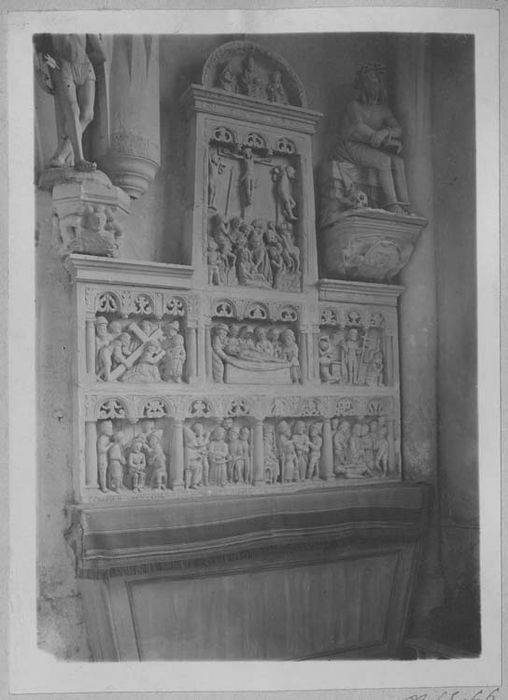 retable, 8 bas-reliefs : Scènes de la vie du Christ - © Ministère de la Culture (France), Médiathèque du patrimoine et de la photographie, diffusion GrandPalaisRmn Photo