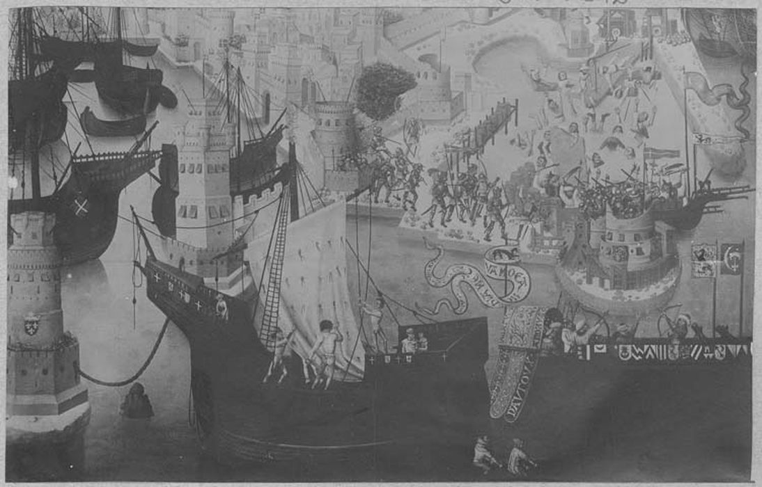 tableau : Siège de Rhodes par les Turcs (Le)