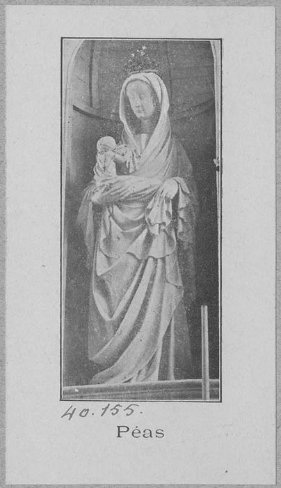 statue (petite nature) : Vierge à l'Enfant