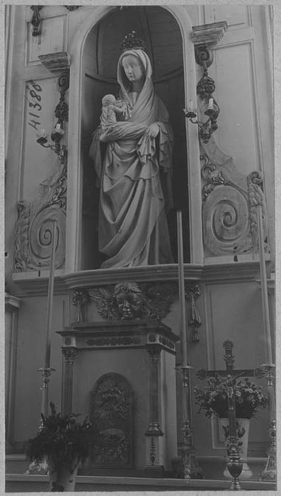 statue (petite nature) : Vierge à l'Enfant
