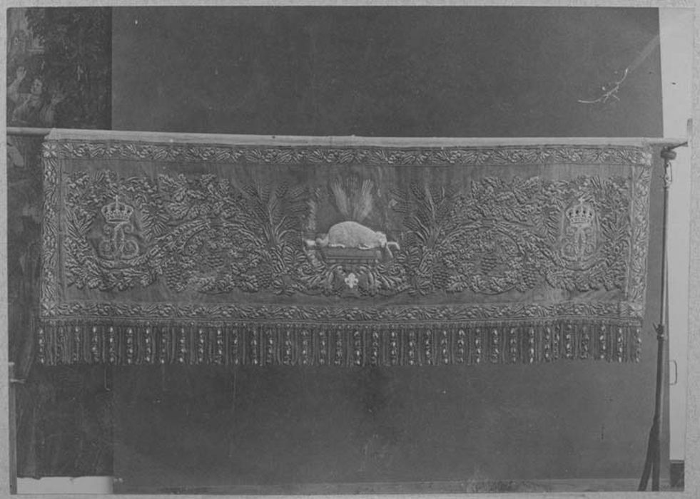 dais de procession, antependium du sacre de Charles X