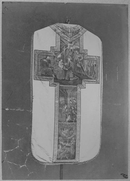 chasuble de l'ornement de l'époque Louix XIV