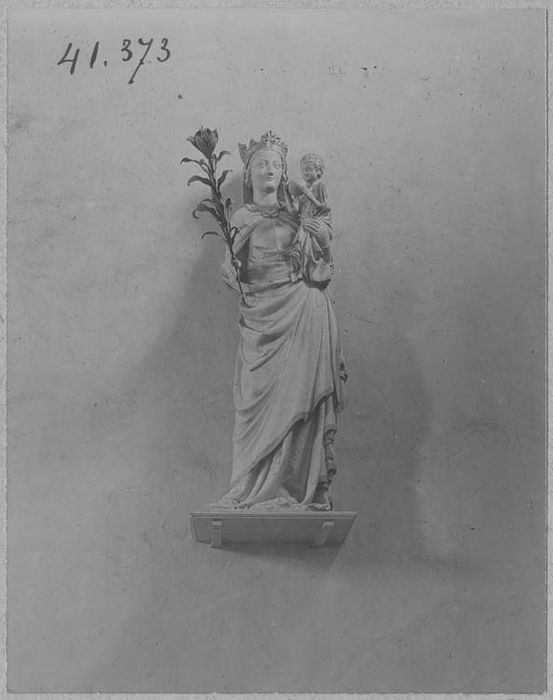 statue (petite nature) : Vierge à l'Enfant