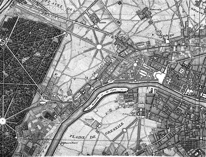 Plan du quartier de l'Etoile