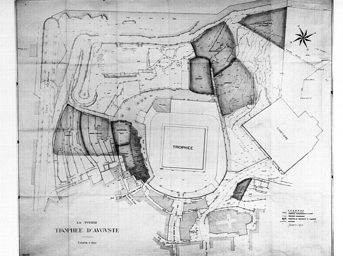 Plan du trophée et des alentours immédiats