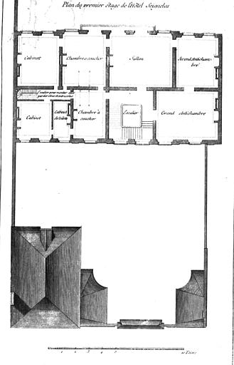 Plan du premier étage