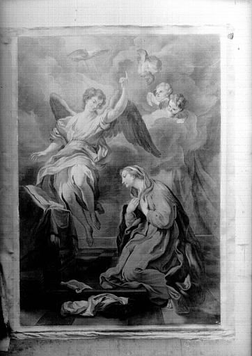Peinture sur toile : Annonciation