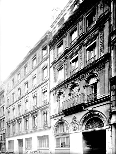 Façade rue Saint-Lazare de la Direction de l'enseignement technique : vue perspective