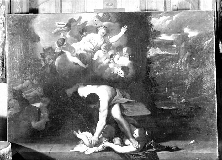 Peinture sur toile située dans le Grand Salon : Massacre des Innocents