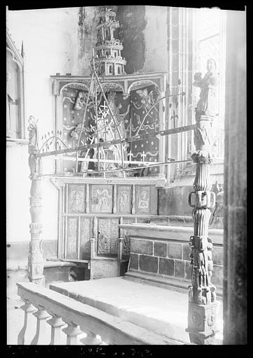 Chancel en fer forgé