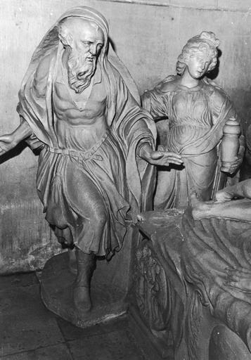 groupe sculpté : Mise au tombeau (La) - © Ministère de la Culture (France), Médiathèque du patrimoine et de la photographie (objets mobiliers), tous droits réservés
