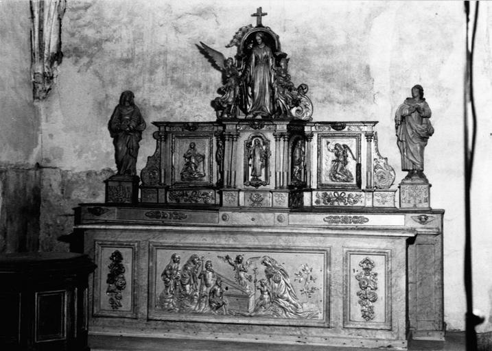 autel, retable, tabernacle, bois doré - © Ministère de la Culture (France), Médiathèque du patrimoine et de la photographie (objets mobiliers), tous droits réservés